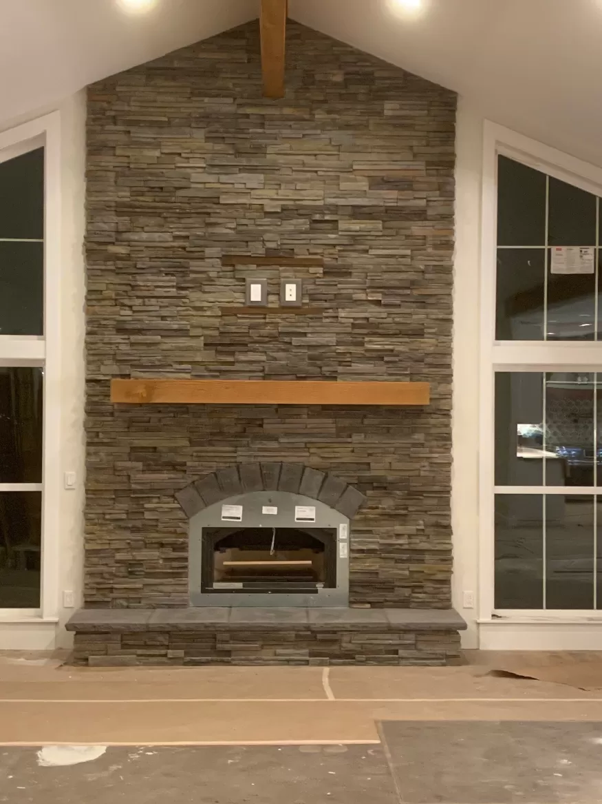 Ledgestone Fireplace and Hearth in Canby, OR